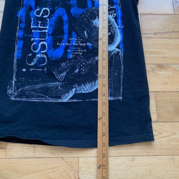 Korn Issues Graphic Band T-Shirt Black Blue Print Size Small - Picture 4 of 7